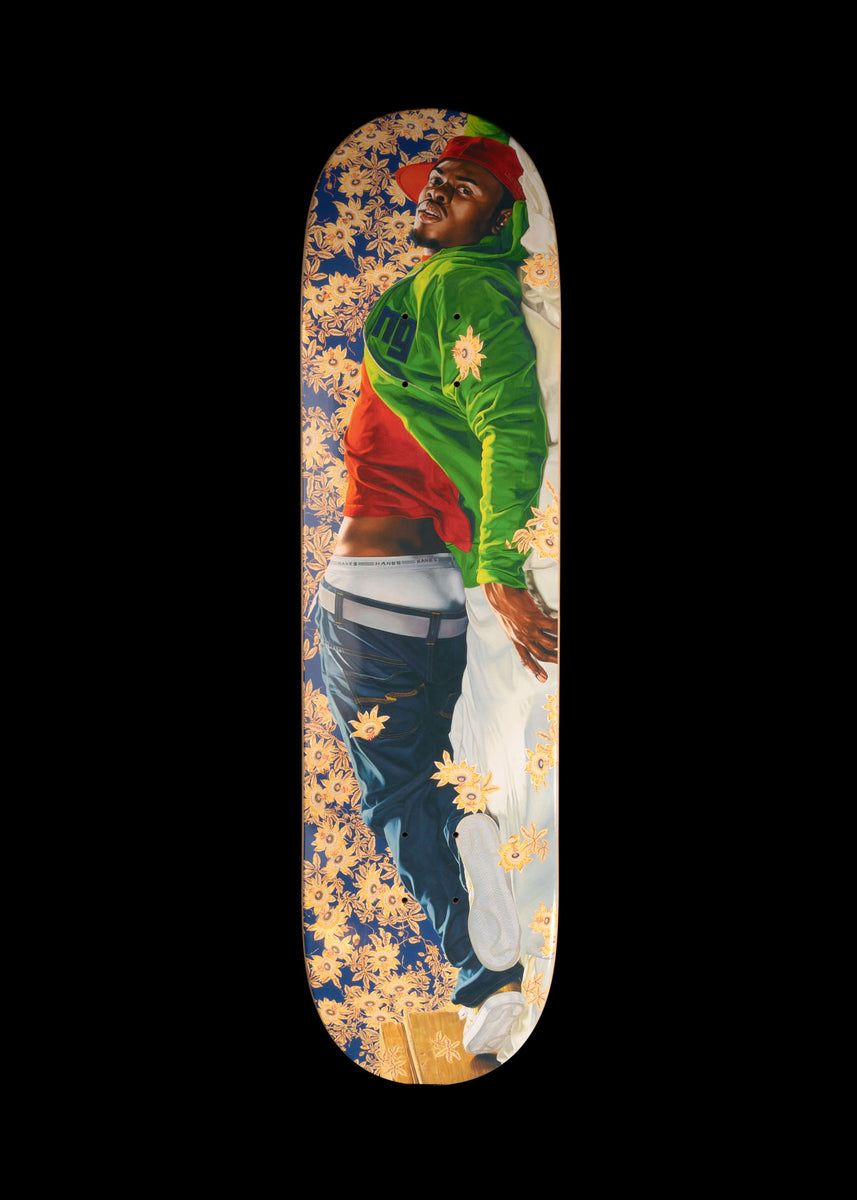 Skateboard Deck Kehinde Wiley - Édition Limitée 93/300, 2008, Planche En érable Sérigraphiée, Collector Rare