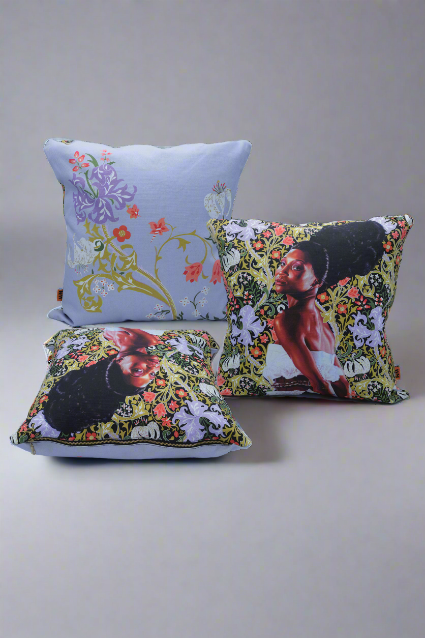 Mrs. Waldorf Astor Canvas Pillow | Kehinde Wiley Shop