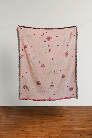Place Soweto Tapestry Blanket in Plum