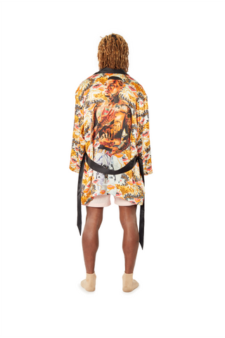 Simeon the God Receiver Silk Robe